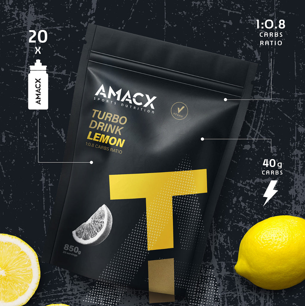 Amacx Sports Nutrition Turbo Drink Lemon (20 Servings)