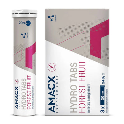 Amacx Nutrition Sportive Hydro Tabs Fruit des Bois (3 paquets)
