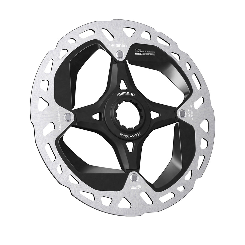 Rotor Shimano RT-MT900 avec bague de verrouillage (type cannelure interne)