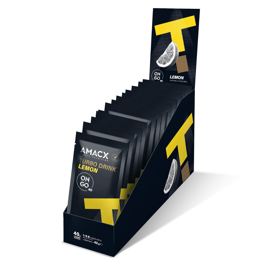 Amacx Sports Nutrition Turbo Drink On the Go Lemon (12 pack)