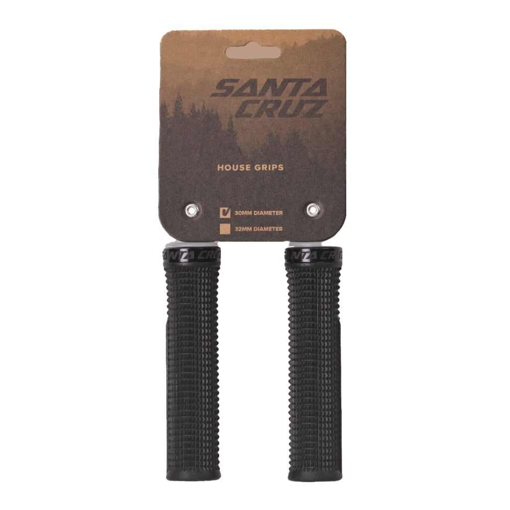 Santa Cruz House  Grips Black 30mm (Open-Box)