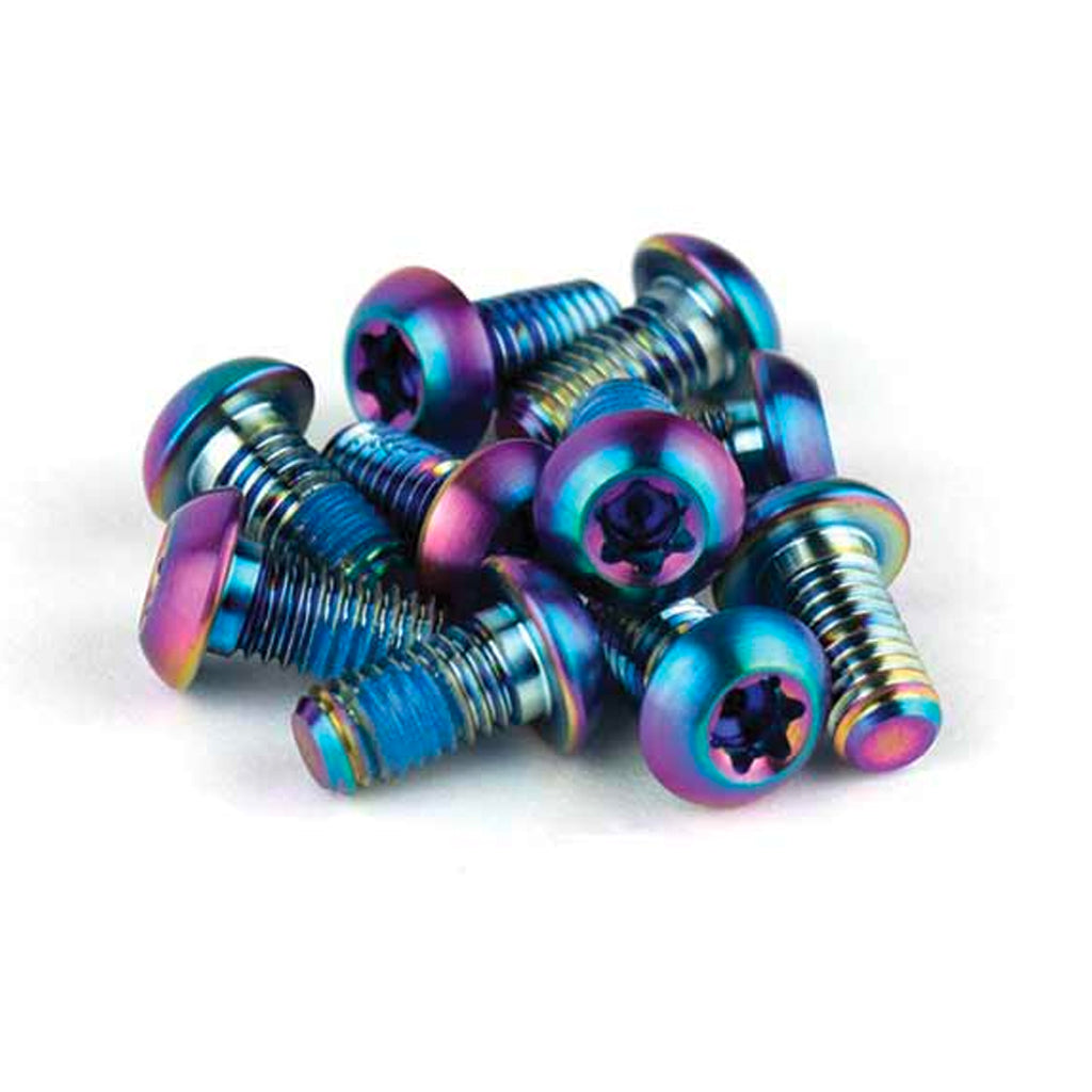 SRAM Rainbow Titanium Rotor Bolts - 12 Pieces