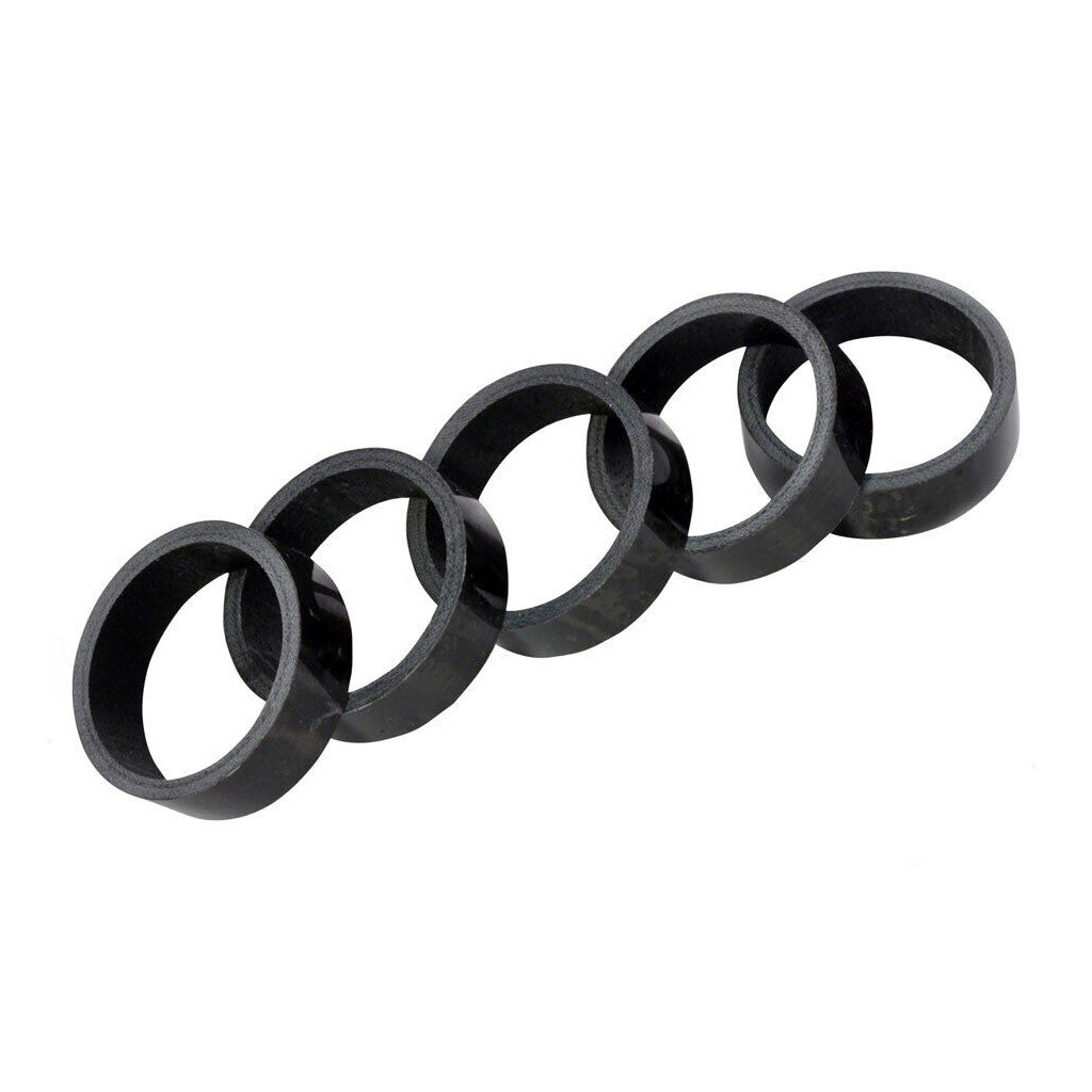 Entretoise de jeu de direction en carbone brillant 1-1/8'' Wheels Manufacturing