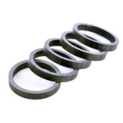 Entretoise de jeu de direction Wheels Manufacturing 1-1/8'' carbone mat