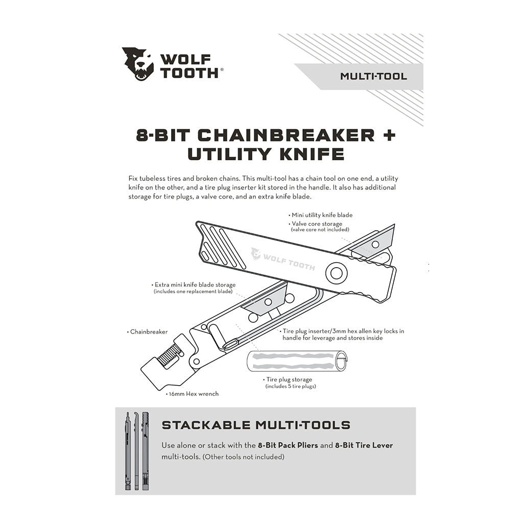 Wolf Tooth Components 8-Bit Chainbreaker + Utility Knife
