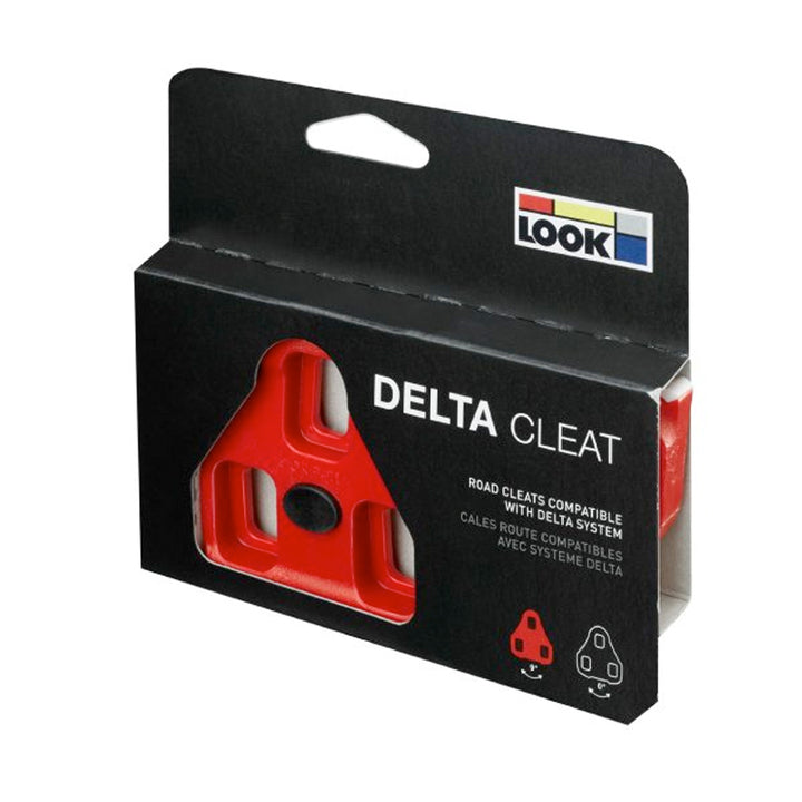 Crampons Look Delta 9° Float System - Compatibles Pédales Look Delta Et Vélos Peloton, Pour Chaussures 3 Trous, Cyclisme Intérieur/extérieur