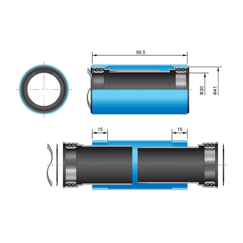 FSA BB86/386Evo 86.5mm Bottom Bracket