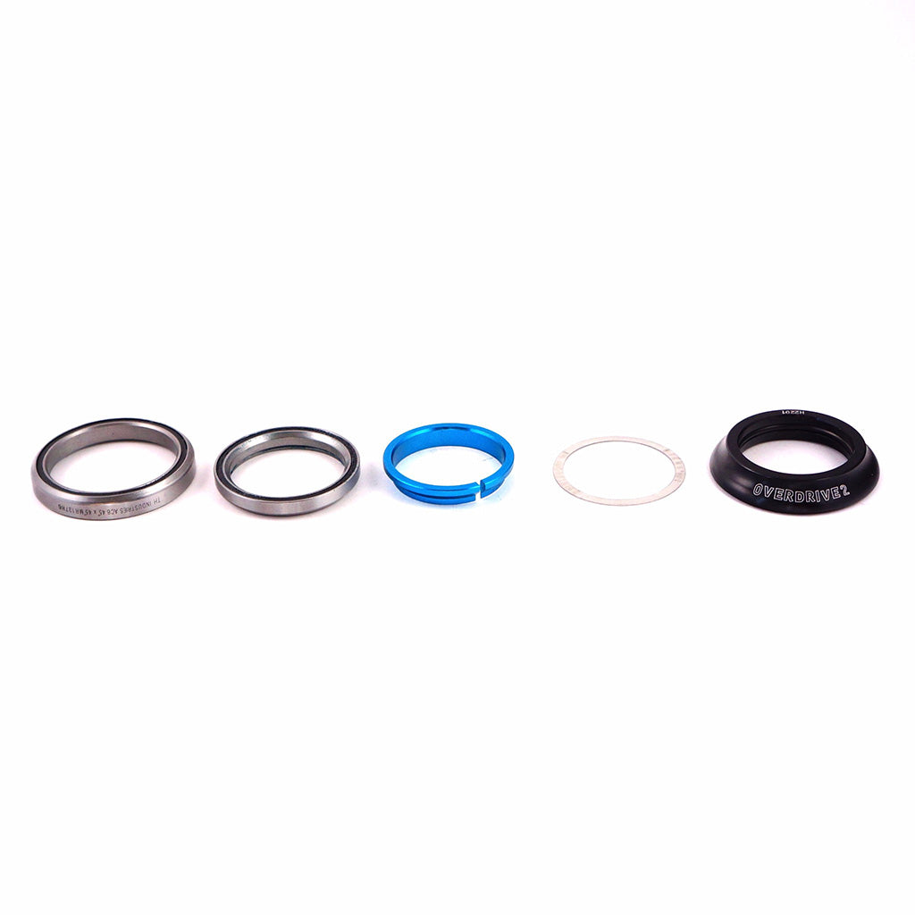 Giant OD2 Overdrive 2 Road Tapered Integrated Headset Stainless (1-1/2"-1-1/4")