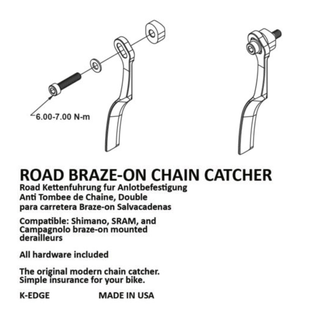 K-Edge Road Braze-on Attrape-chaîne