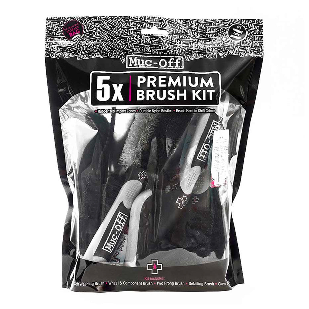 Muc-Off 5 Piece Brush Set - Steed Cycles