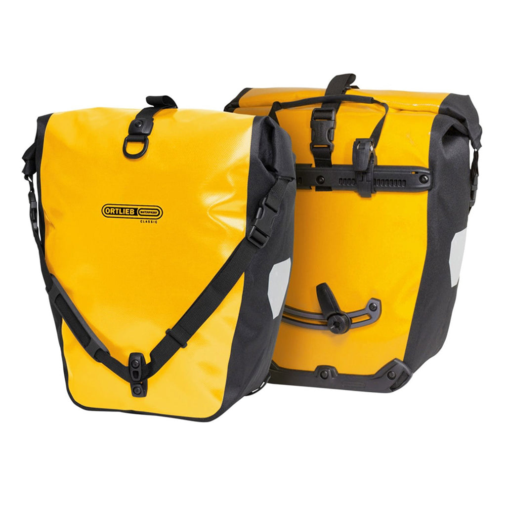 ORTLIEB Back-Roller Design イエロー Ortlieb Back-Roller 40 Litre Pannier QL2.1 (Pair) – Steed Cycles