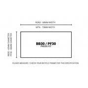 Praxis Works Conversion Bottom Bracket - Shimano/BB30/PF30