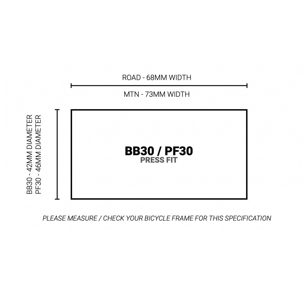 Praxis Works Conversion Bottom Bracket - Shimano/BB30/PF30