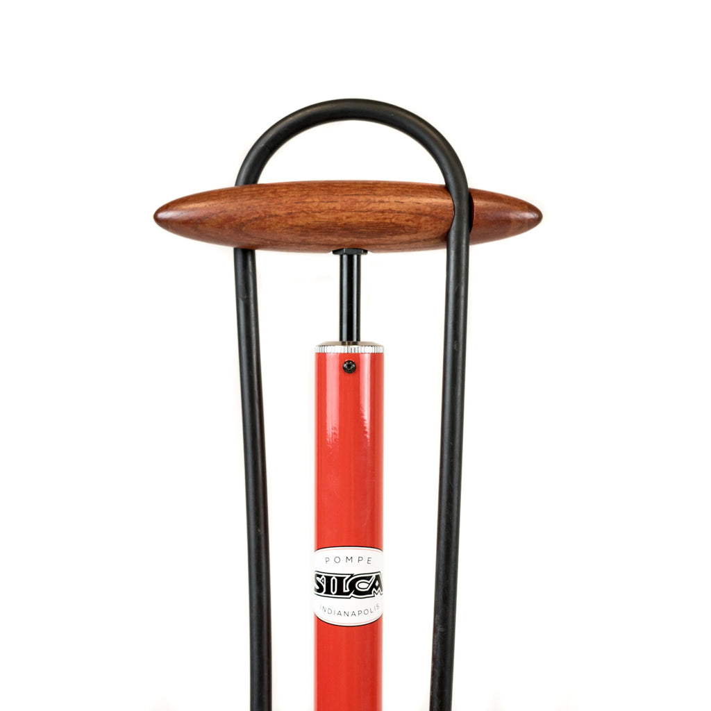 Silca Pista Red Floor Pump - Steed Cycles