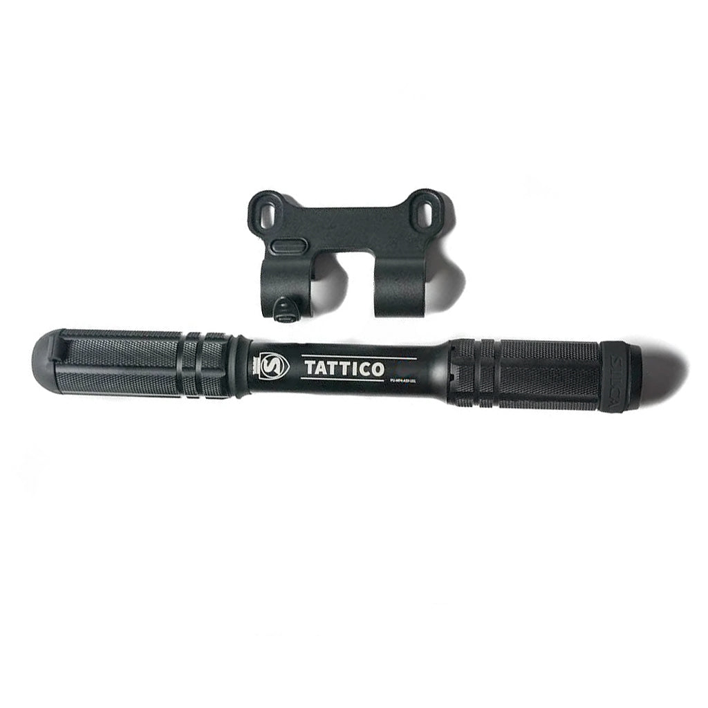 Silca Tattico Mini Pump w/Bottle Cage Mount - Steed Cycles