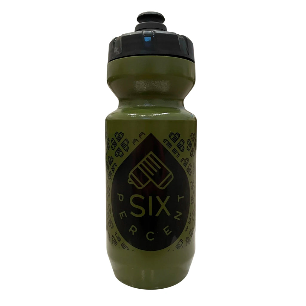 Six Percent Water Bottle 22oz - Steed Cycles