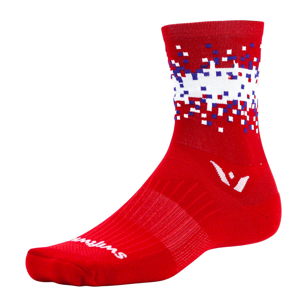 Swiftwick Vision Five Pixel Socks - Steed Cycles