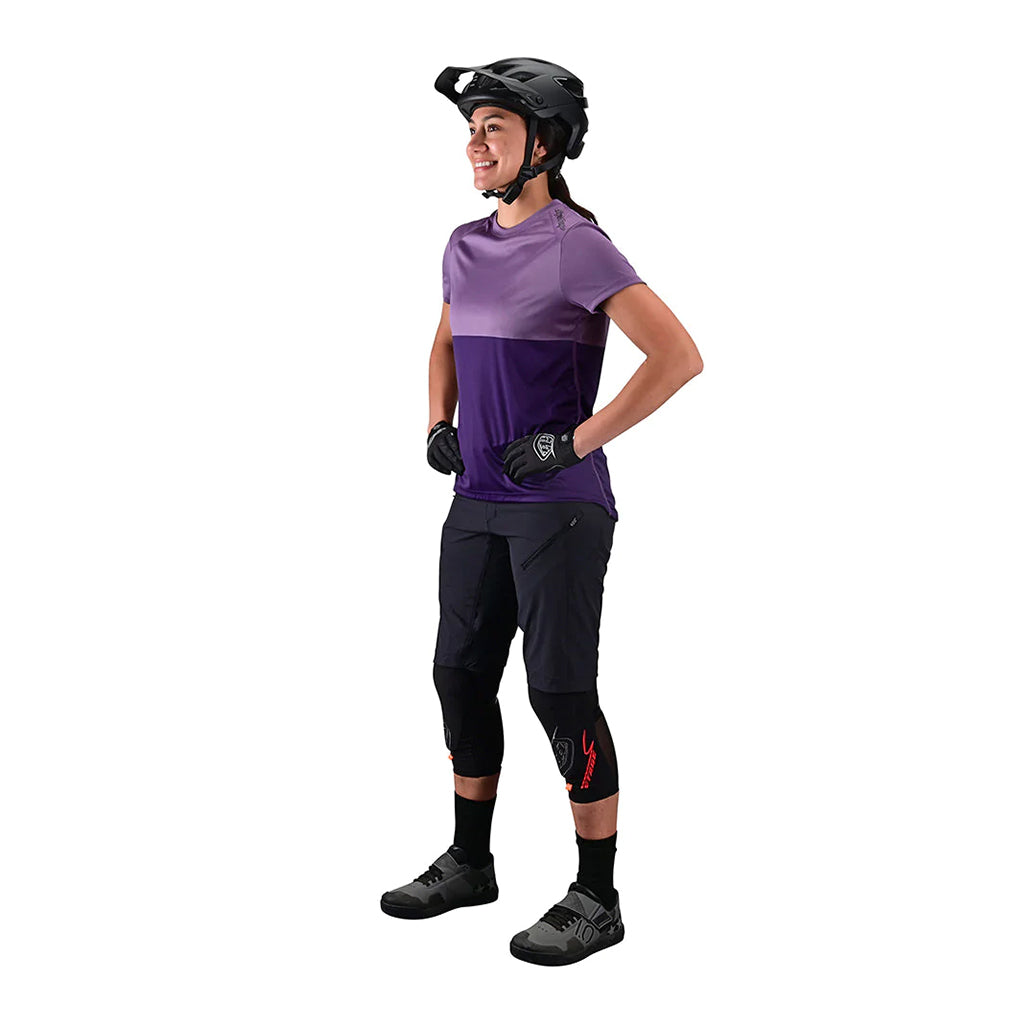 Troy Lee Designs Maillot à manches courtes Lilium pour femmes Block