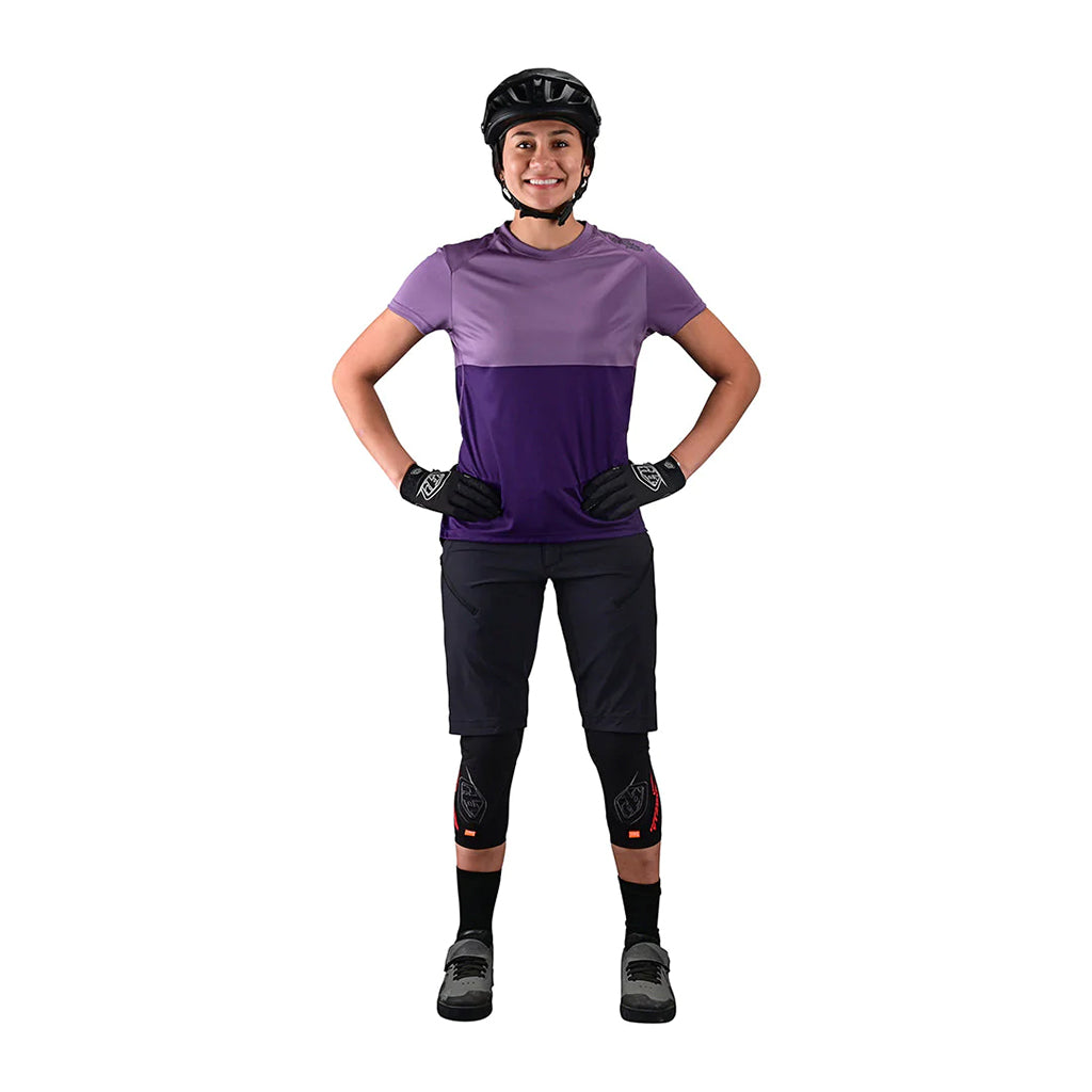 Troy Lee Designs Maillot à manches courtes Lilium pour femmes Block
