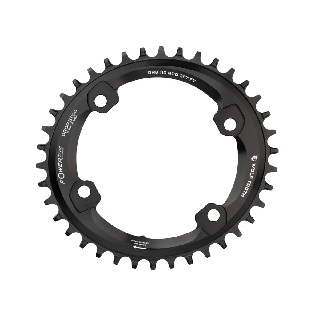 Wolf Tooth Components 4-Bolt Elliptical GRX 10/12-Speed Chainring