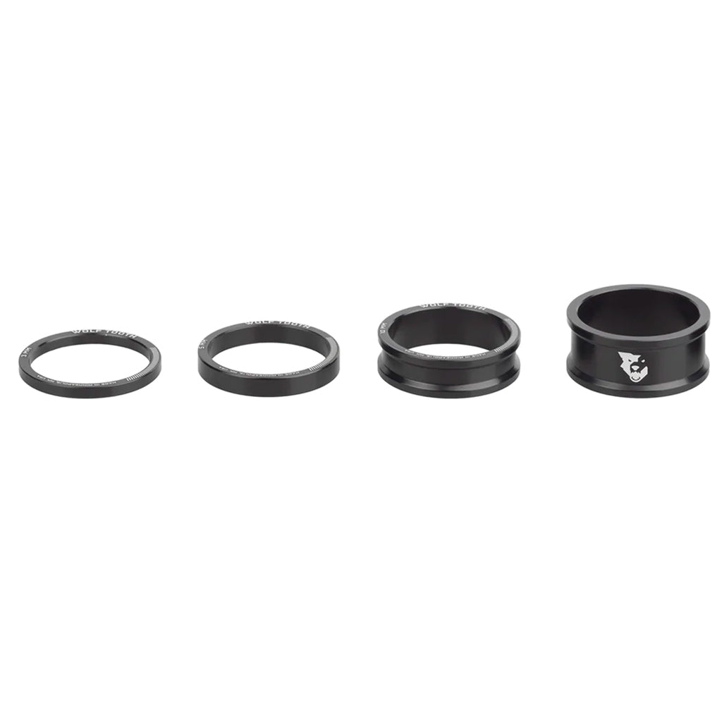 Wolf Tooth Precision Headset Spacers (3mm/5mm/10mm/15mm Kit)