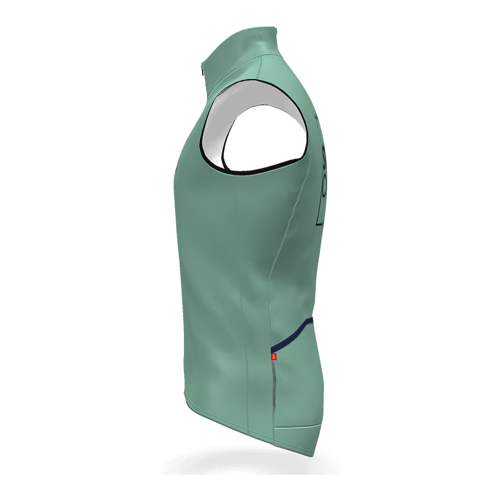 Gilet coupe-vent Steed Cycles Team Vapor AS pour femme